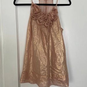 Rebecca Taylor Rose Gold Tank